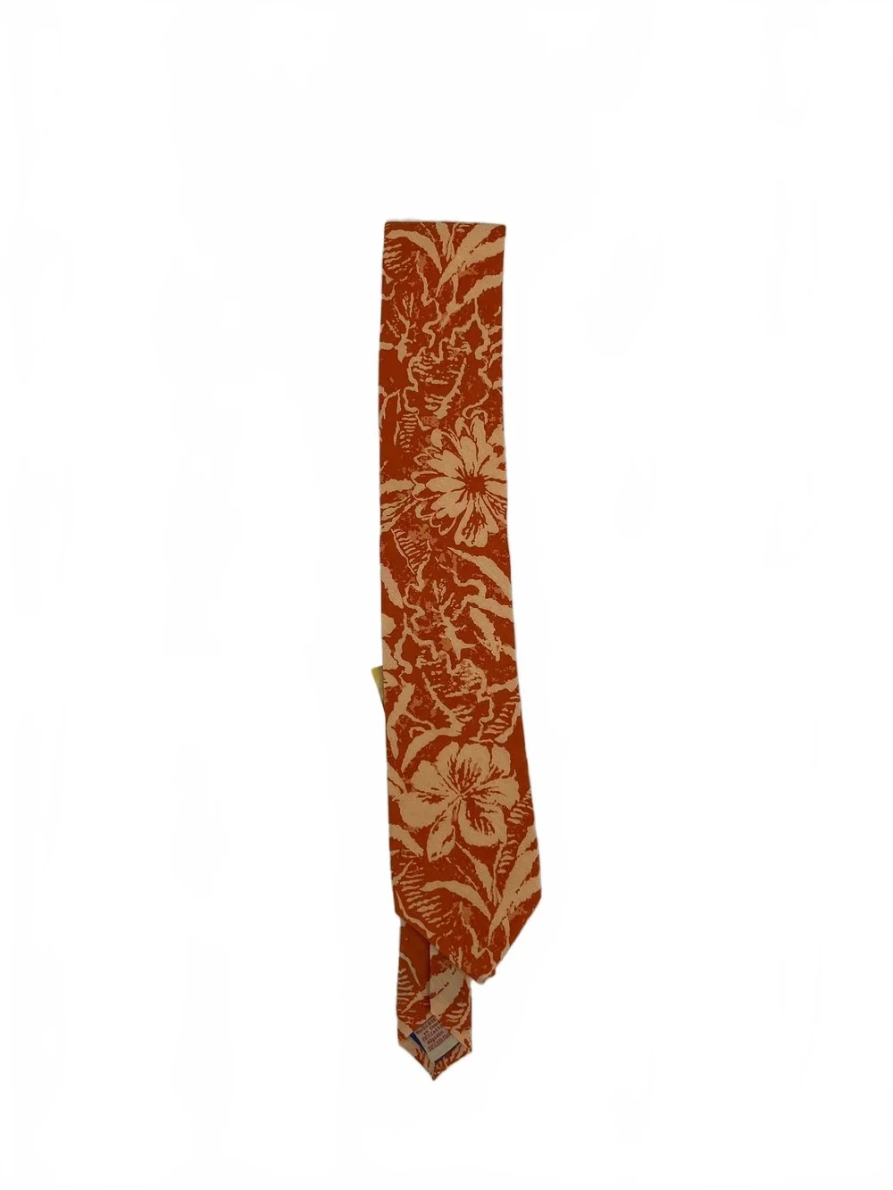 Tommy Bahama Floral Silk-Cotton Tie | OS Regular Orange